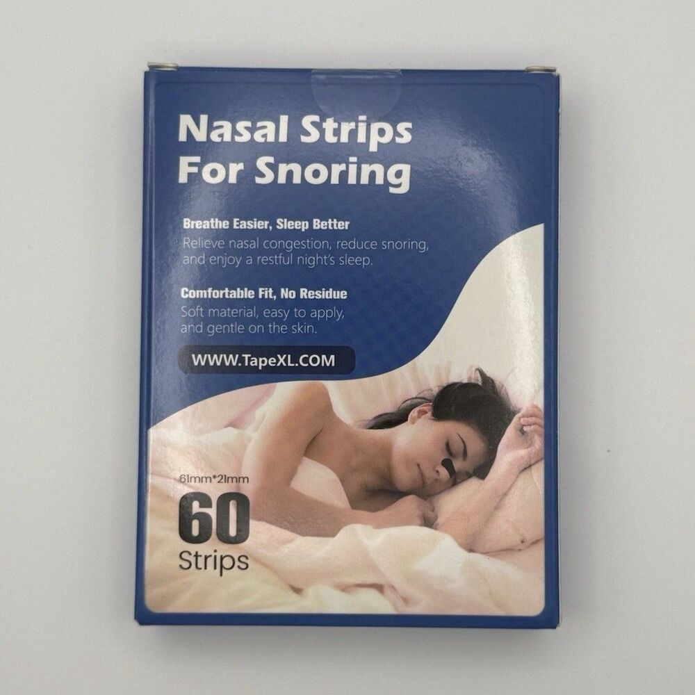 TapeXL Nasal Strips for Snoring & Relief - 60 Count